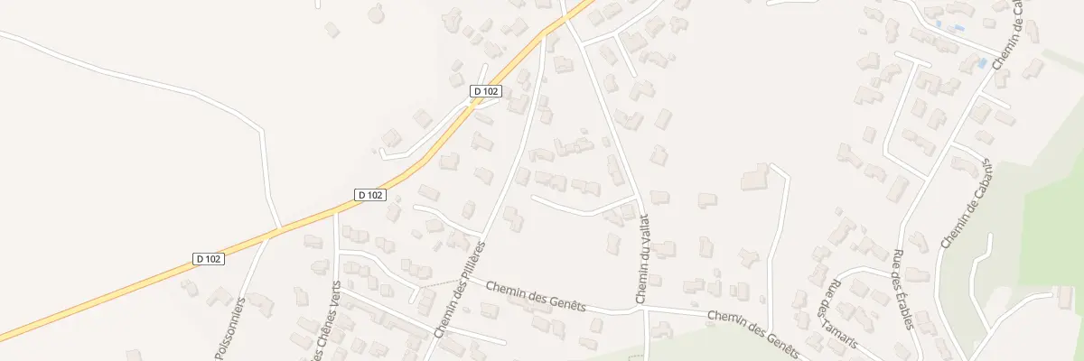 Plan du 2 Cabanis et Pilliere à Comps