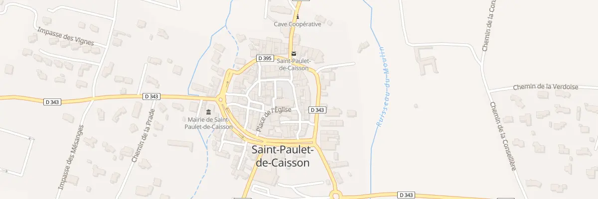 Plan du 5114 Gr Grand Rue à Saint-Paulet-de-Caisson