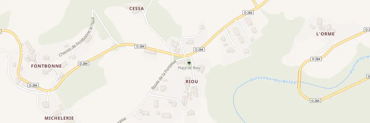 Plan du 5043 Riou à Silhac