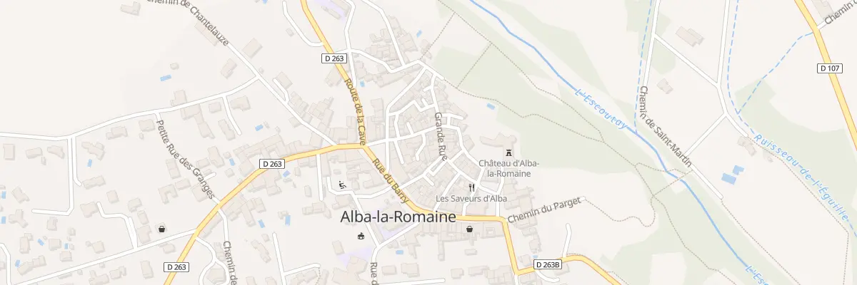 Plan du 29B Pl de l’Horloge à Alba-la-Romaine