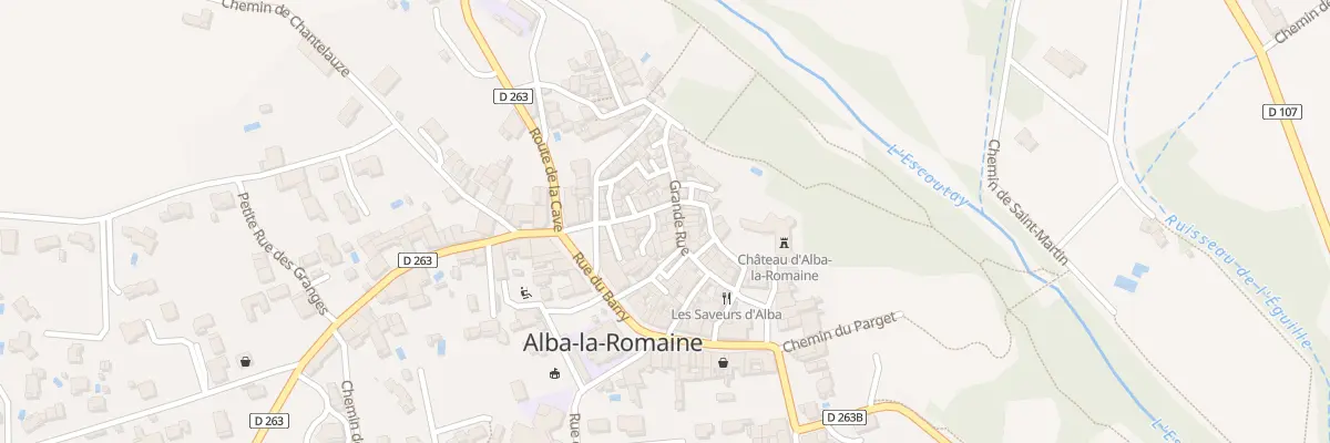 Plan du 29 Pl de l’Horloge à Alba-la-Romaine