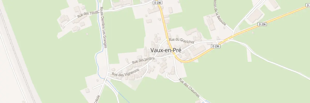 Plan du 4 Rue des Jardins à Vaux-en-Pré
