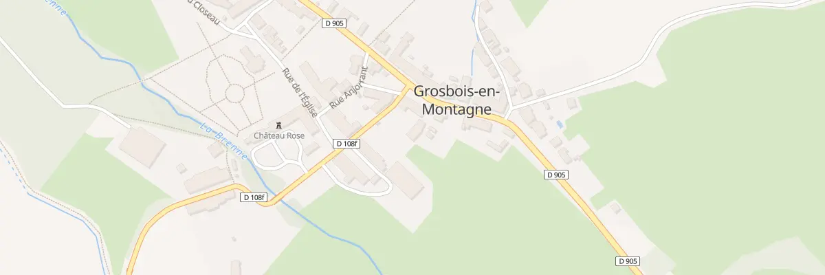Plan du 3 Rue du Pont à Grosbois-en-Montagne
