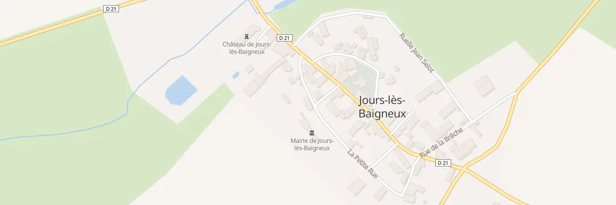 Plan du 4 Ptr La Petite Rue à Jours-lès-Baigneux