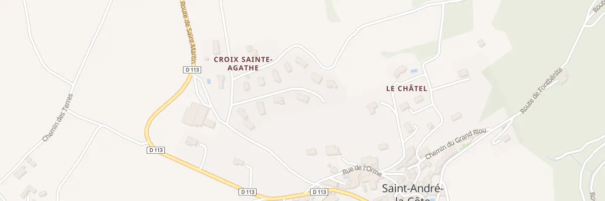 Plan du 5119 Le Chatel à Saint-André-la-Côte