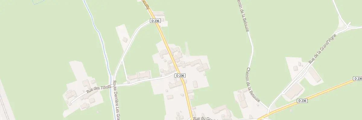 Plan du 5 Rte de Genouilly à Vaux-en-Pré