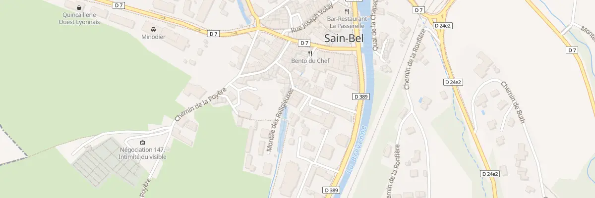 Plan du 4 Cour du Meunier à Sain-Bel