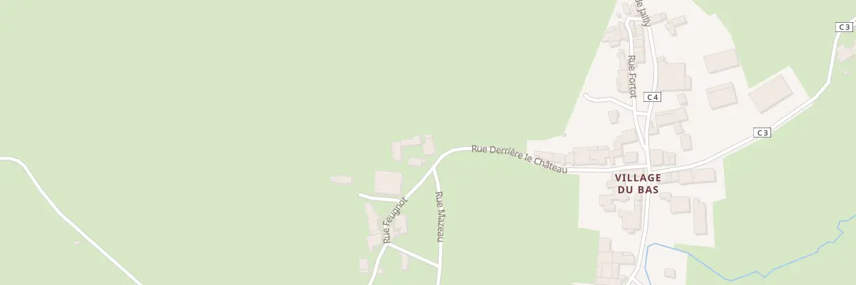 Plan du 5087 Village du Bas à Villeberny