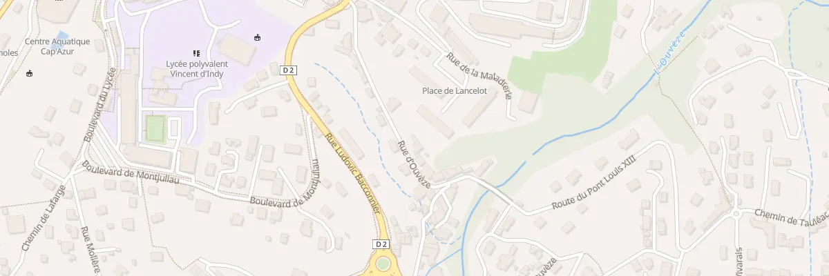 Plan du 3 Rue d’Ouvèze à Privas