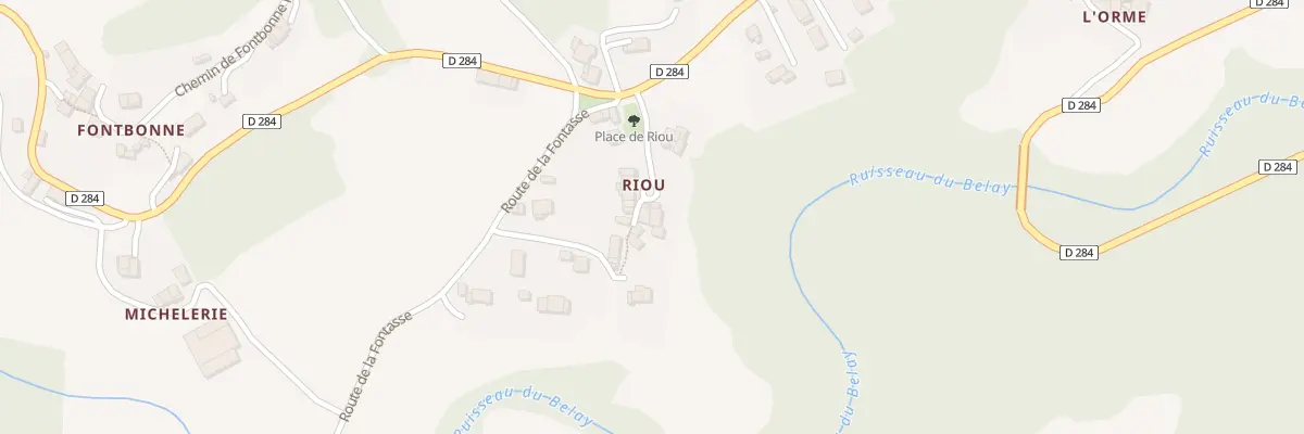 Plan du 5036 Riou à Silhac