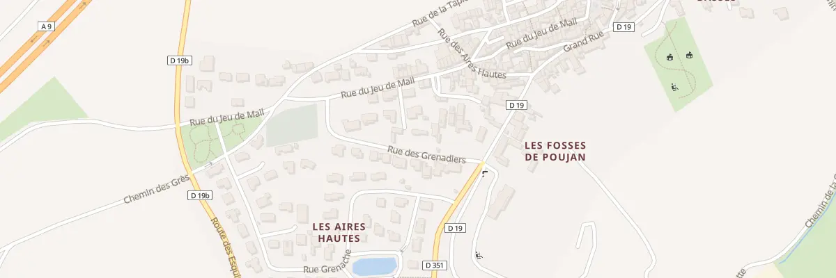 Plan du 5369 Rue des Grenadiers à Fournès
