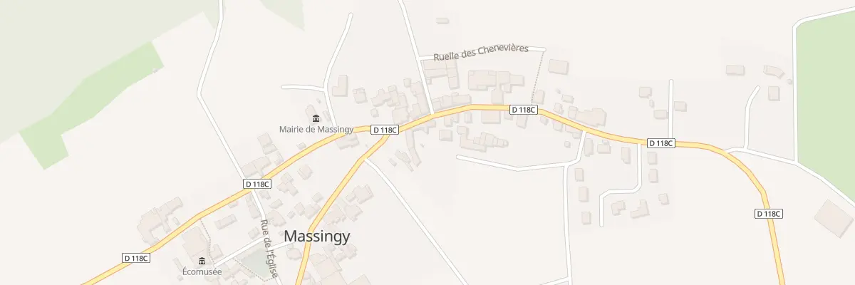 Plan du 9018 Rue Haute à Massingy