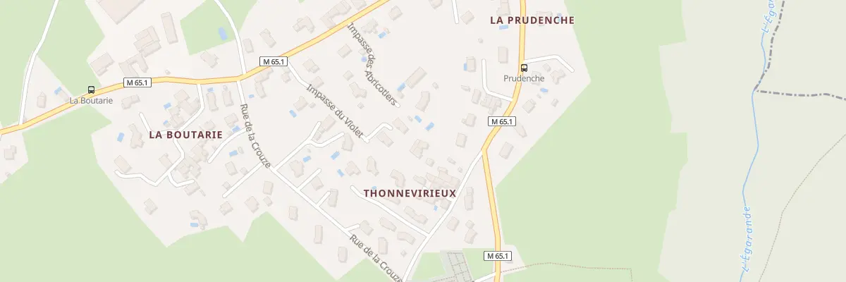 Plan du 242 Rue de Thonnevirieux à Farnay