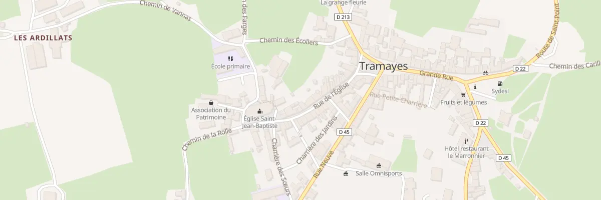 Plan du 30 Rue de l’Eglise à Tramayes