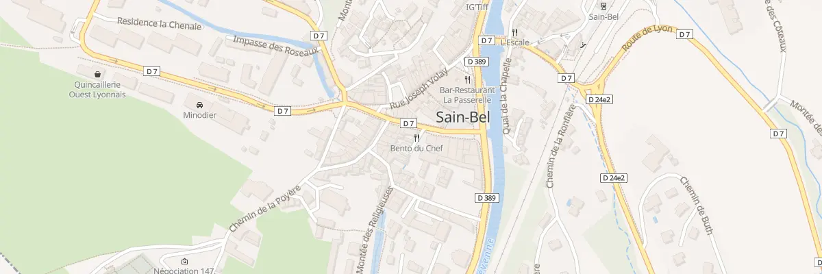 Plan du 1 Imp du Beal à Sain-Bel