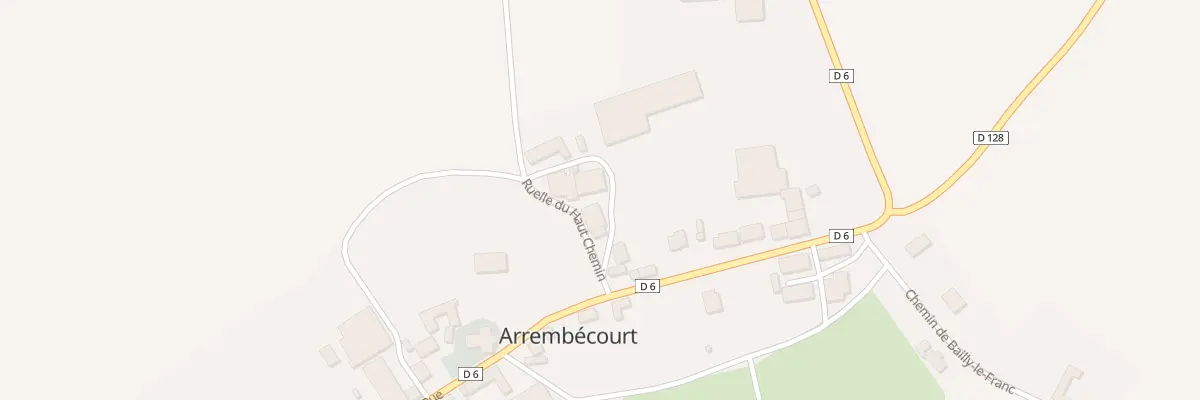 Plan du 11 Grande Rue à Arrembécourt