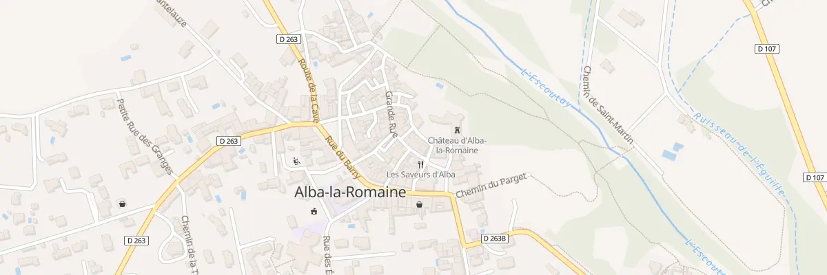 Plan du 35 Rue du Four à Alba-la-Romaine