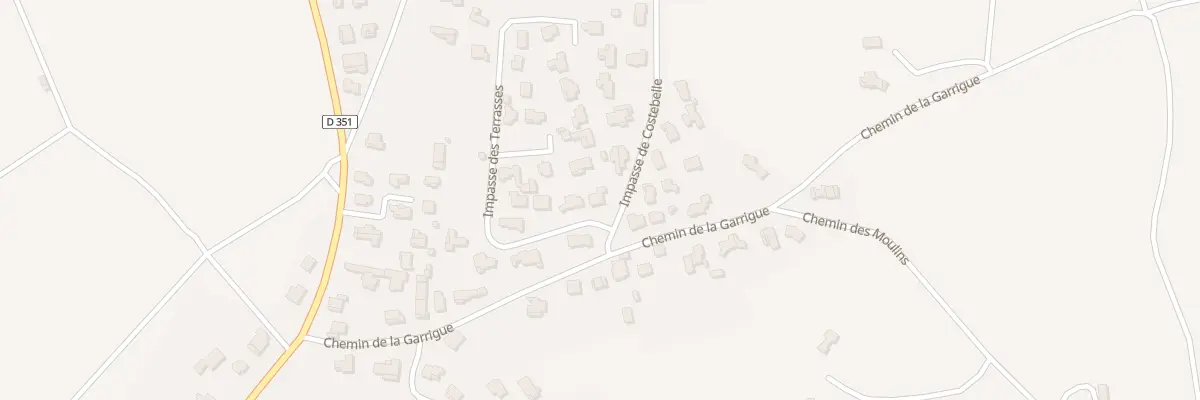 Plan du 43 Imp de Costebelle à Montfrin