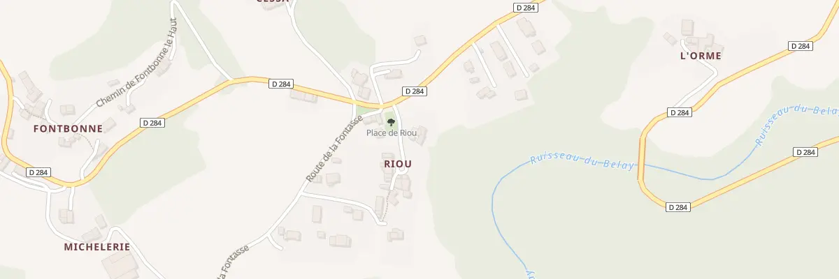 Plan du 5031 Riou à Silhac