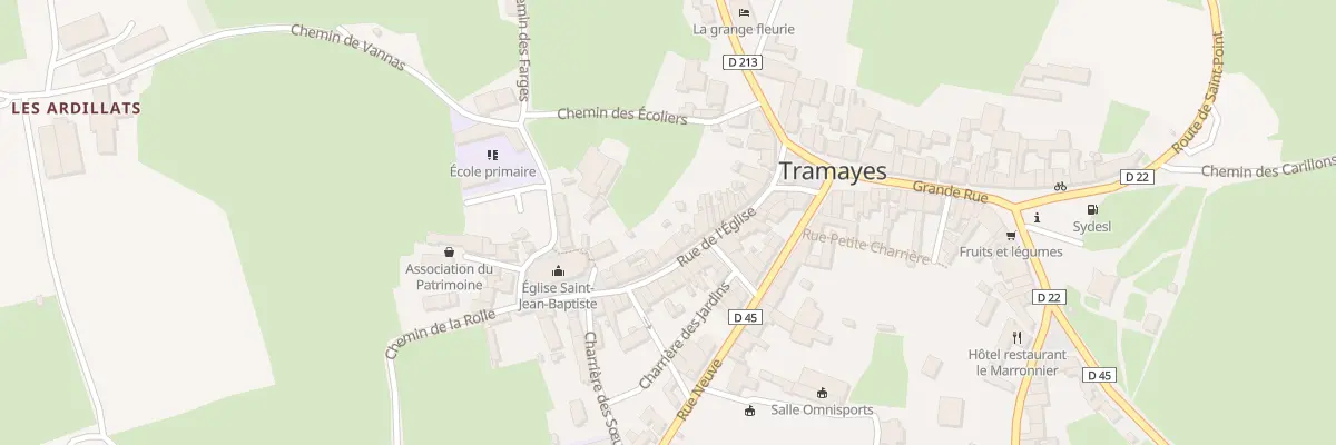 Plan du 24 Rue de l’Eglise à Tramayes