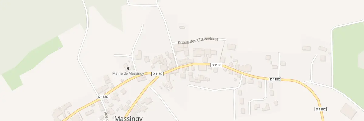 Plan du 9019 Rue Haute à Massingy