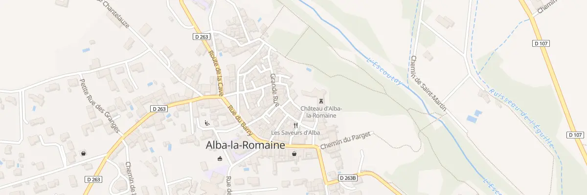 Plan du 5256 Alba à Alba-la-Romaine