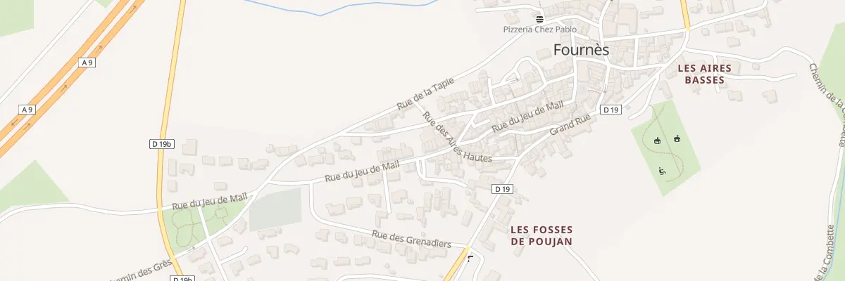 Plan du 5017 Rue Haute à Fournès