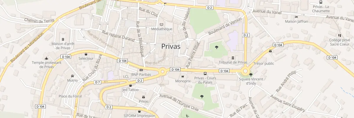 Plan du 5 Rue Jean Aurenche à Privas