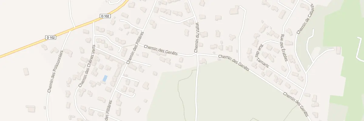 Plan du 5403 Che des Genêts à Comps