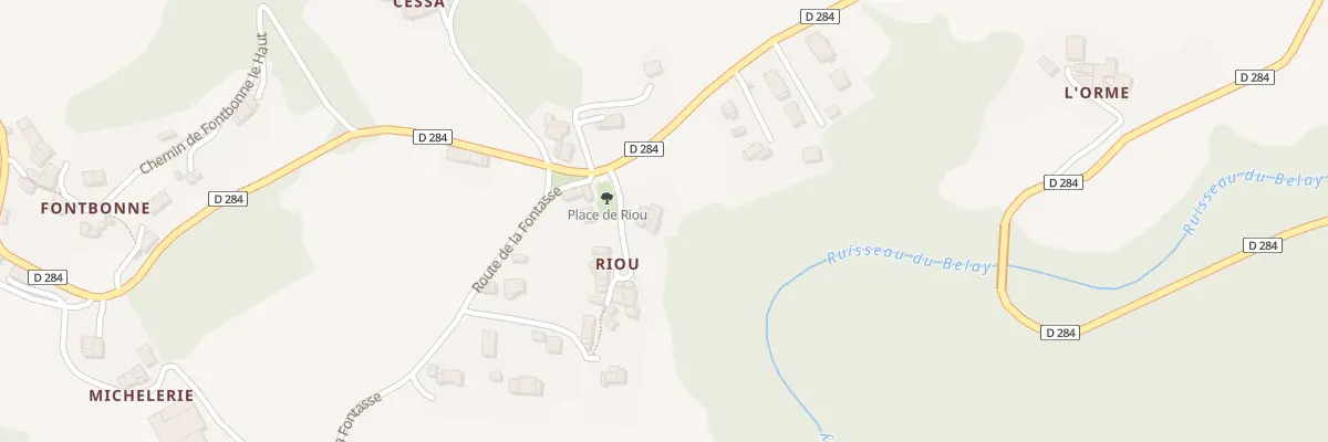 Plan du 5032 Riou à Silhac