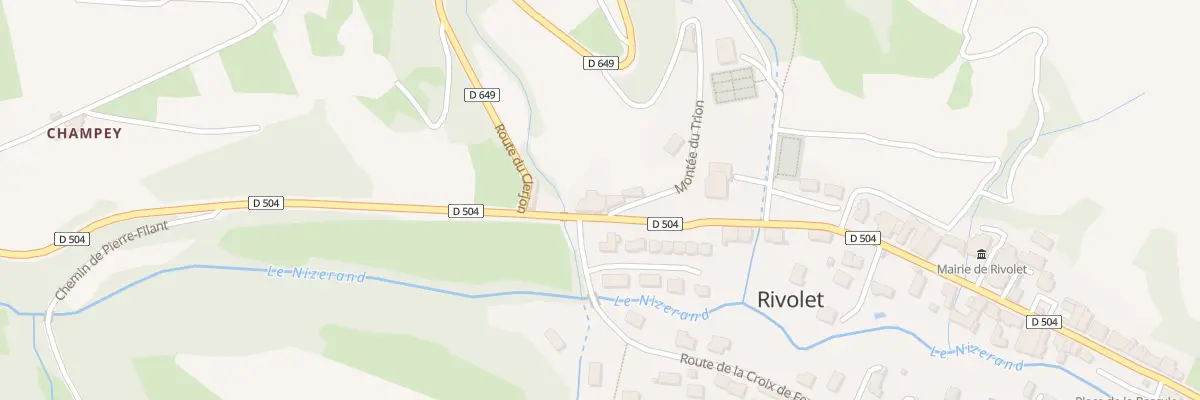 Plan du 5022 Le Bourg à Rivolet