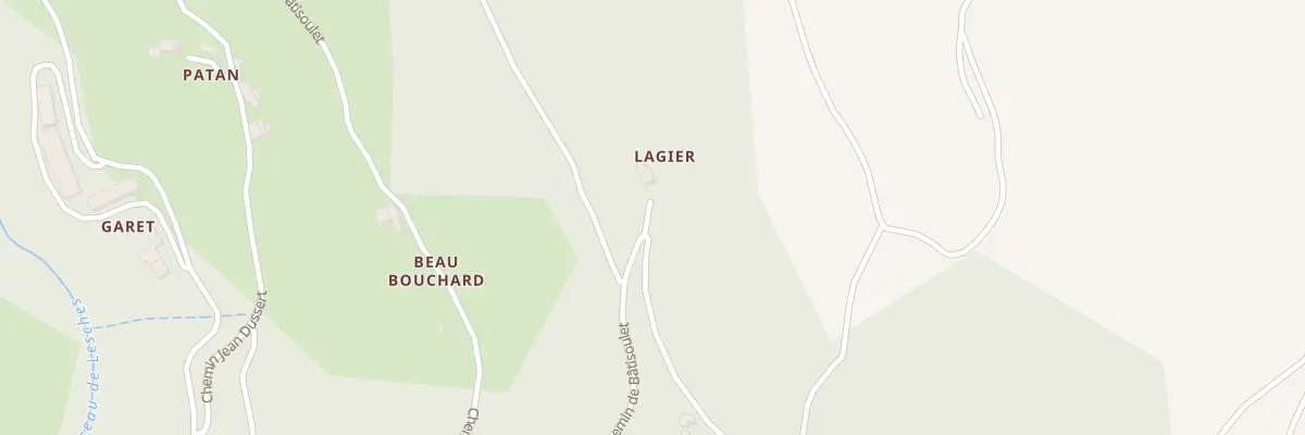 Plan du 975 Che de Batisoulet à Empurany