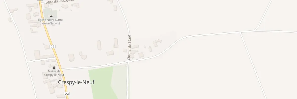 Plan du 12 Rue de Bridenne à Crespy-le-Neuf