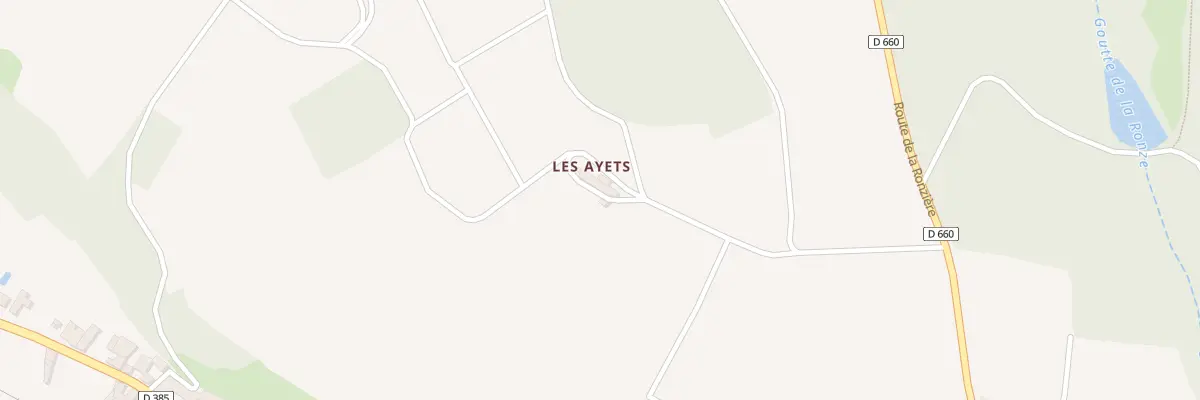 Plan du 5033 Les Ayets au Breuil
