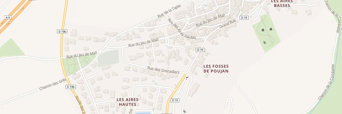 Plan du 4 Imp du Jeu de Mail à Fournès