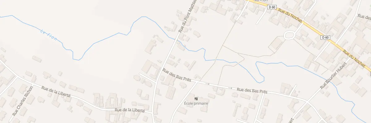 Plan du 27 Rue des bas pres à Saint-Amand-sur-Fion