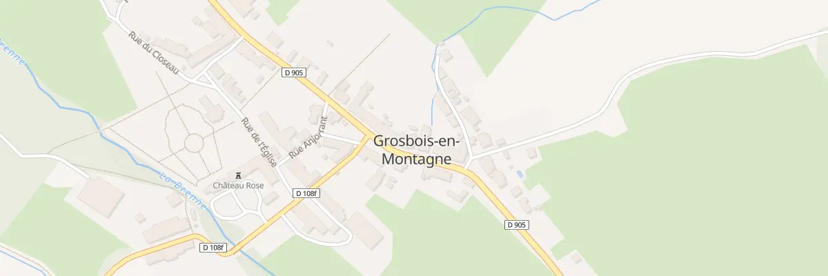 Plan du 18 Gr Grande Rue à Grosbois-en-Montagne