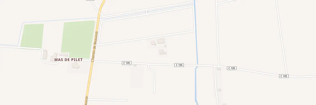 Plan du 9005 Che Grand Mas des Sables à Beaucaire