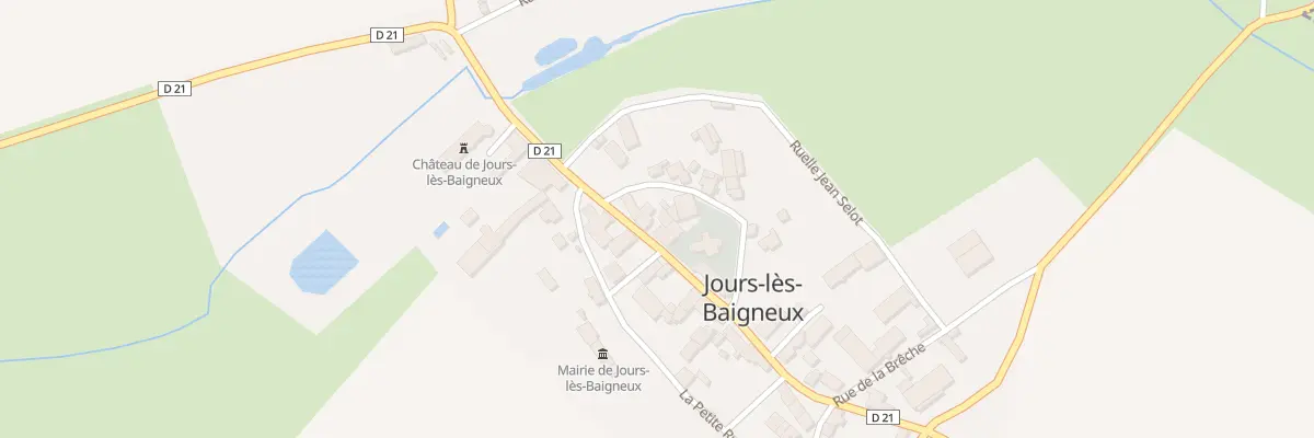 Plan du 5 Gr La Grande Rue à Jours-lès-Baigneux