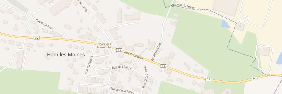Plan du 6 Rte de Tournes à Ham-les-Moines