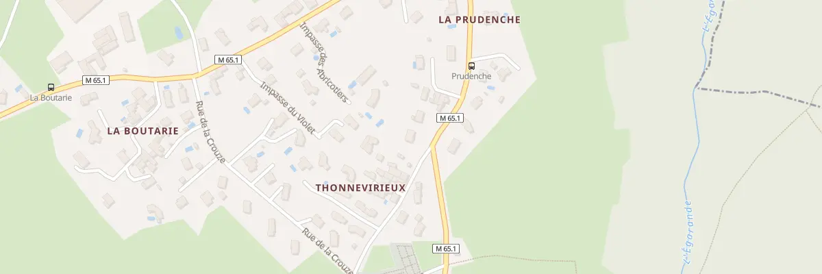 Plan du 262 Rue de Thonnevirieux à Farnay