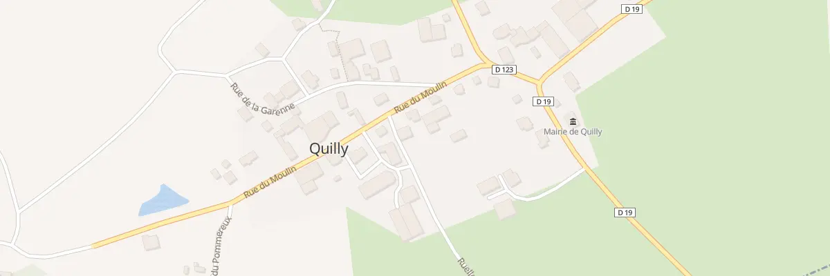 Plan du 5 Rue du Moulin à Quilly