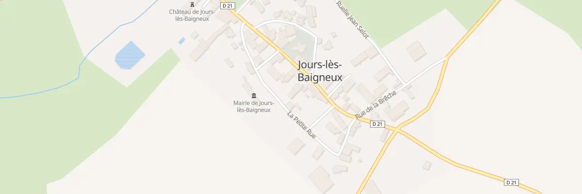 Plan du 3 Ptr La Petite Rue à Jours-lès-Baigneux