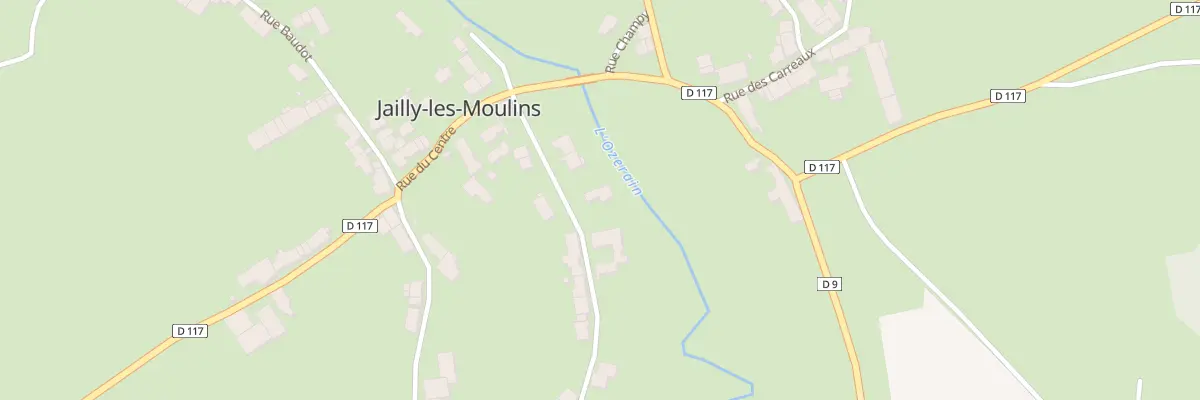 Plan du 6 Rue Chevallot à Jailly-les-Moulins