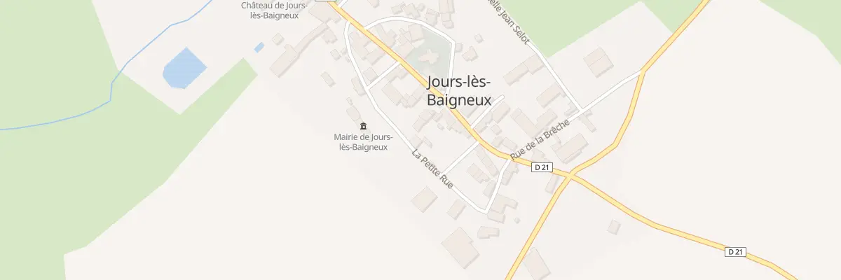 Plan du 5 Ptr La Petite Rue à Jours-lès-Baigneux