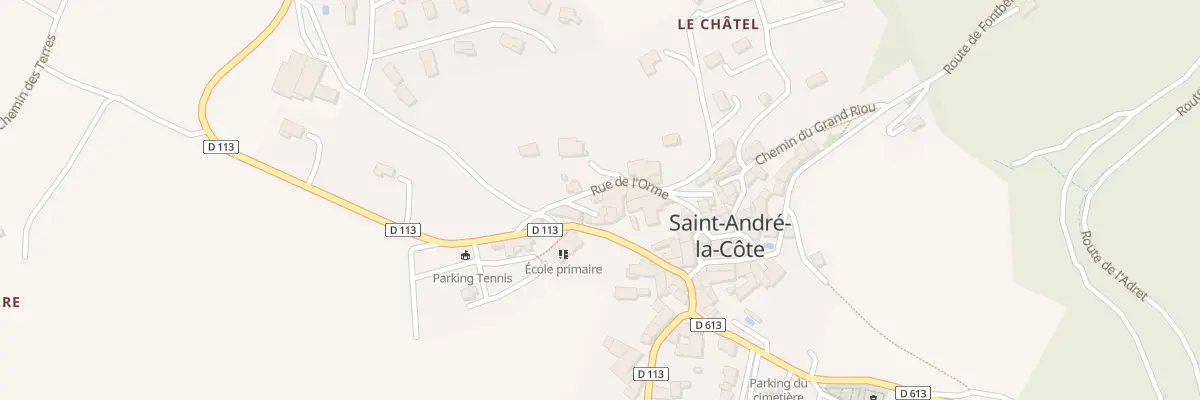 Plan du 5007 Rue de l’Orme à Saint-André-la-Côte