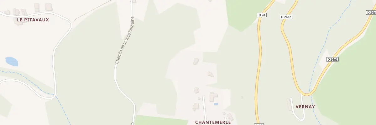 Plan du 425 Che de Chantemerle à Chevinay