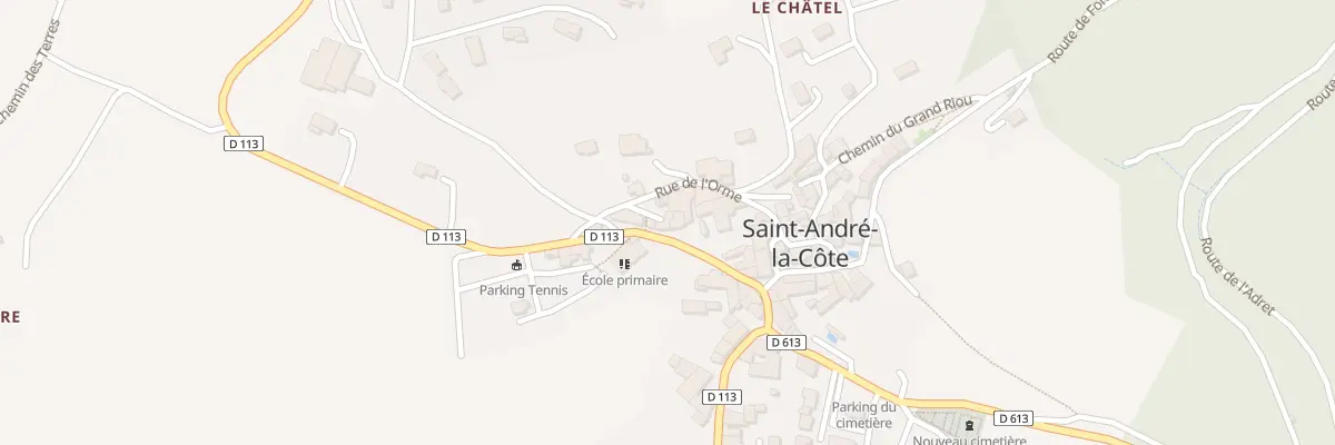 Plan du 5005 Le Bourg à Saint-André-la-Côte