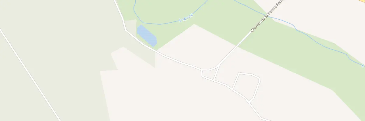 Plan du 1 Che de la Ferme de Fontarce à Vitry-le-Croisé