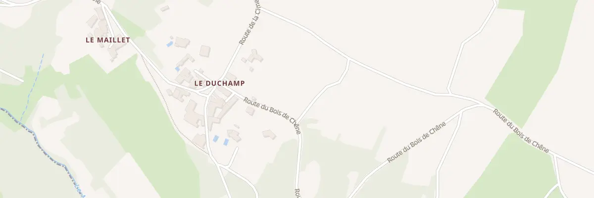 Plan du 2400 Rte du Bois du Chene à Cogny